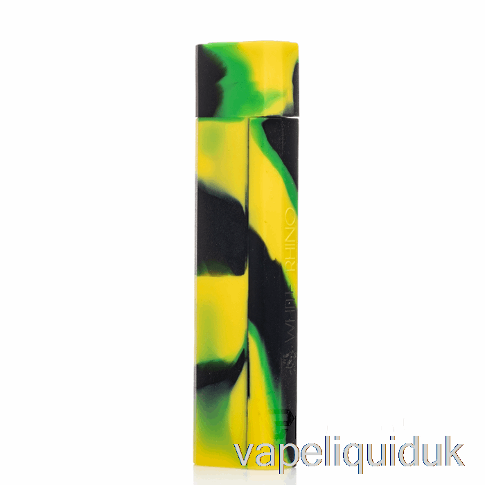 White Rhino Silicone Dab Out [Pyrex] Green Black Vape Liquid